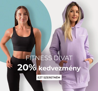 20% kedvezmény a fitness ruházatokra