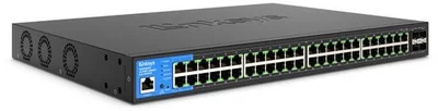 Linksys 48-Port Managed PoE+ Gigabit + 4 SFP+ Ports switch