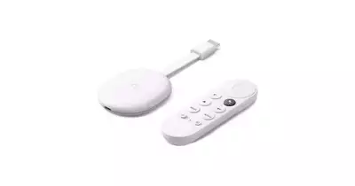 Google Chromecast HD 2023 + Google TV, HDMI, Bluetooth, Wi-Fi, Távirányító hangutasításokkal, Fehér