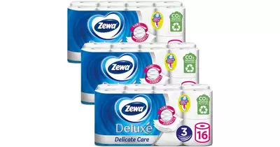 Zewa Deluxe Delicate Care 3 rétegű Toalettpapír 3x16 tekercs