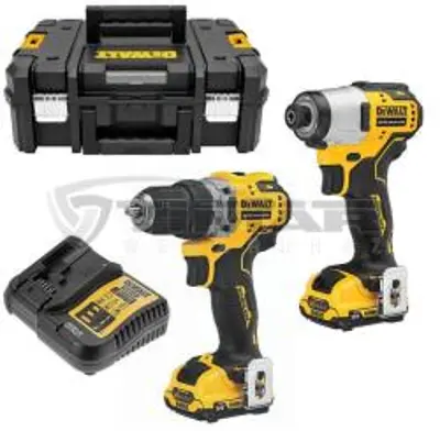 Dewalt DCK2110L2T-QW fúrógép + ütvecsavarozó szett