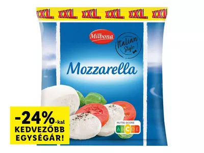 Milbona Mozzarella, 250 g