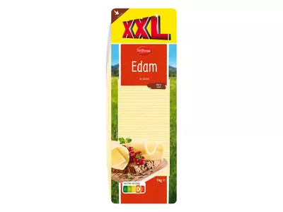 Milbona Szeletelt edámi / gouda sajt, 1 kg