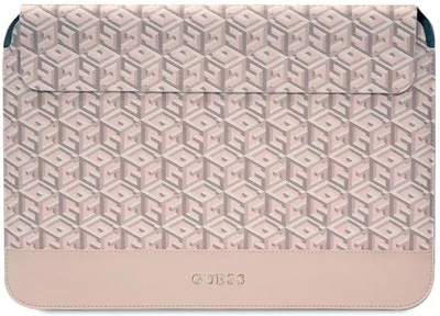 Guess PU G Cube Computer Sleeve 13/14" Pink tok laptop