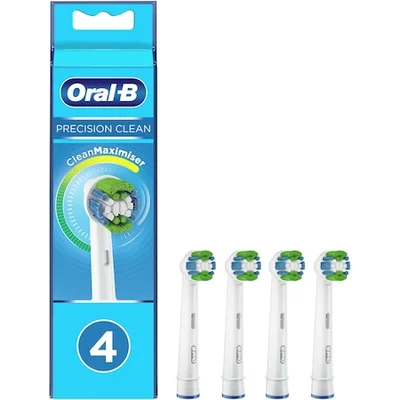 Oral-B Precision Clean Elektromos fogkefefej készlet, CleanMaximiser technológia, 4 db-os