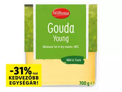 Milbona Gouda sajt, 700 g