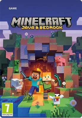 PC játék Minecraft Java and Bedrock Edition