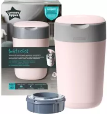 Tommee Tippee Pelenkakosár Sangenic Twist & Click, rózsaszín