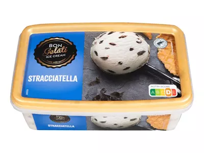 Bon Gelati Prémium sztracsatella jégkrém, 1000 ml