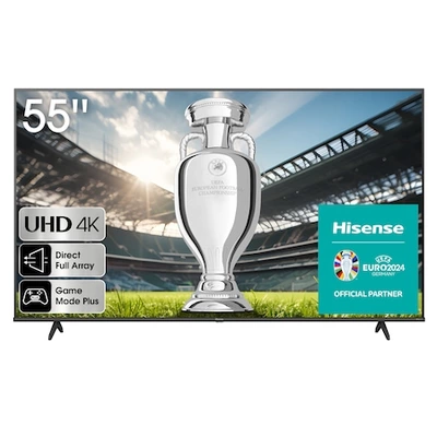 Hisense 55A6K Smart LED Televízió, 139 cm, 4K Ultra HD, G energiaosztály