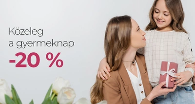 20% kedvezmény gyerekórákra és ékszerekre