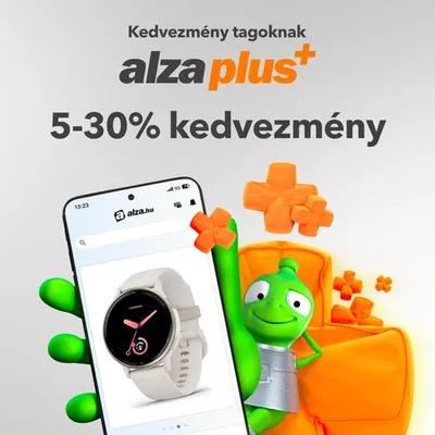 5-30% kedvezmény AlzaPlus+-osoknak