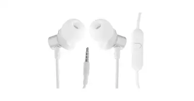 L-BRNO In-ear vezetékes fülhallgató jack csatlakozóval, 3,5 mm fehér