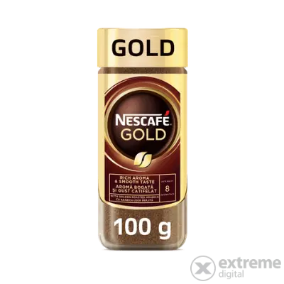 Nescafé Gold azonnal oldódó kávé, 100g