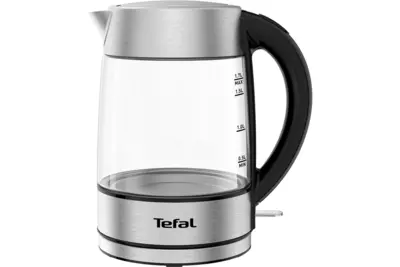 Üveg vízforraló Tefal Glass KI772D38 fekete