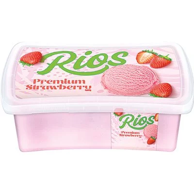 Rios prémium jégkrém eper, 1 000 ml