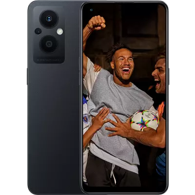 OPPO Reno7 Lite 5G Mobiltelefon, Dual SIM, 128GB, 8GB RAM, Kozmikus fekete színben