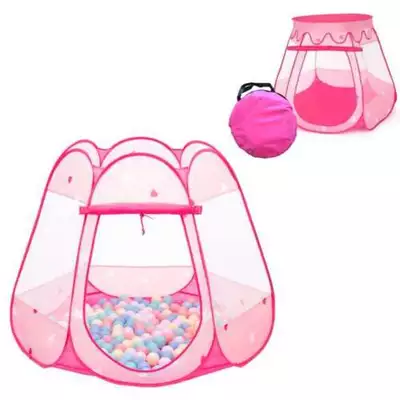 LittleONE by Pepita Playcenter gyerek Játszósátor - rózsaszín (BA-11-PINK)
