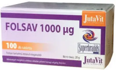 JutaVit Folsav 1000 mcg 100 db