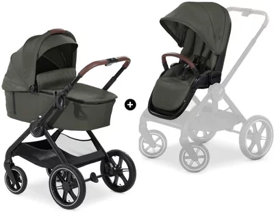 HAUCK 2 az 1-ben babakocsi szett Walk N Care Air Dark Olive