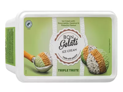 Bon Gelati Tricolor jégkrém, 2 000 ml