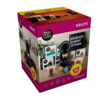 Dolce Gusto Piccolo XS kapszulás kávéfőző 96db kapszulával