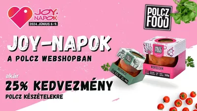 POLCZ készételek - 25% kedvezmény