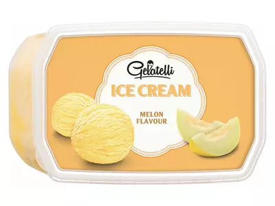 Gelatelli Sárgadinnyés jégkrém, 1 l