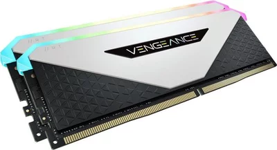 Corsair 32GB KIT DDR4 3600MHz CL18 Vengeance RGB RT White RAM memória