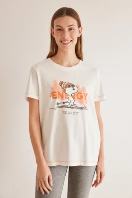 Snoopy-mintás leggings