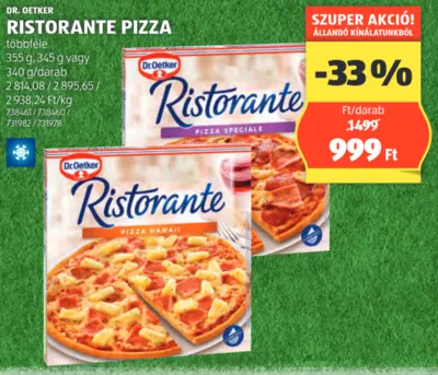 Dr. Oetker Ristorante Pizza, többféle