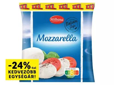 Milbona Mozzarella, 250 g