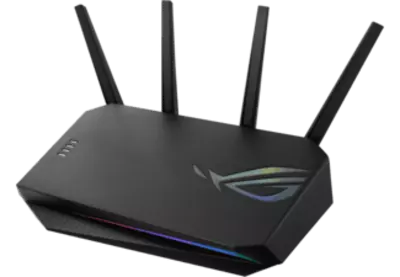 ASUS ROG Strix GS-AX5400, kétsávos WiFi6 gaming router, AiMesh, Aura RGB, fekete (90IG06L0-MO3R10)