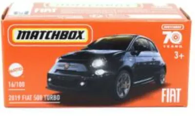 Mattel Matchbox: 2019 Fiat 500 Turbo kisautó (HLF08)