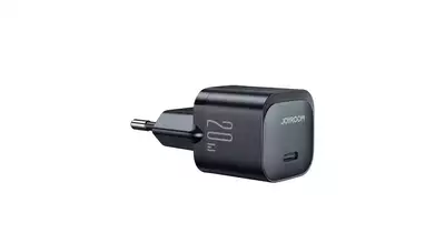 Joyroom Mini töltő USB C 20W PD JR-TCF02 - fekete BLACK)