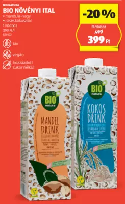 Bio Natura növényi ital, 1 l