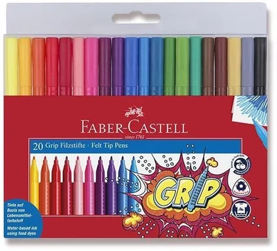 Faber-Castell Grip 20 színű filctoll