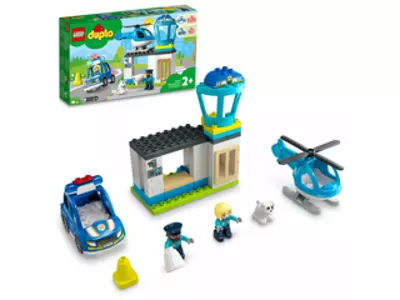 LEGO® DUPLO® Rendőrkapitányság és helikopter (10959)