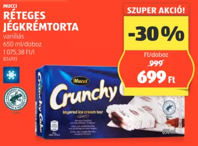 Mucci Réteges Jégkrémtorta, 650 ml