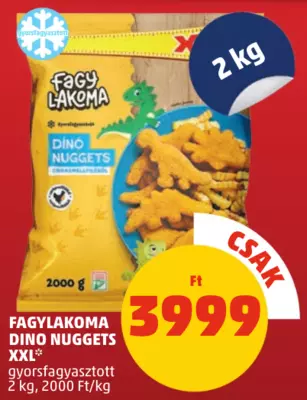 Fagylakoma Dino Nuggets XXL, 2kg