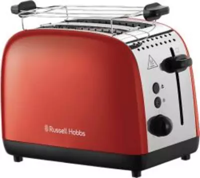 Russell Hobbs 26554-56/RH Colours Plus Red kenyérpirító, 1600 W, piros