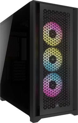 Corsair iCUE 5000D RGB AIRFLOW Black számítógépház