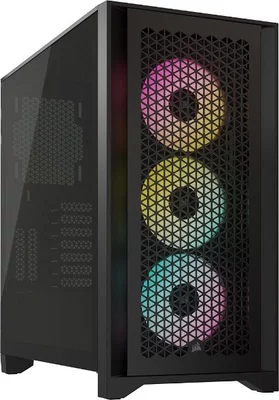 Corsair iCUE 4000D RGB AIRFLOW Black számítógépház