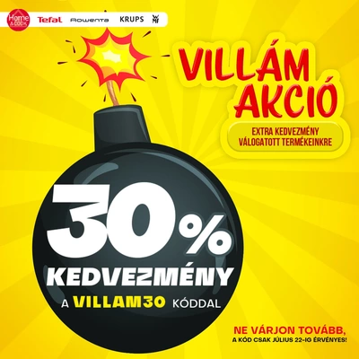 30% -os villámakció