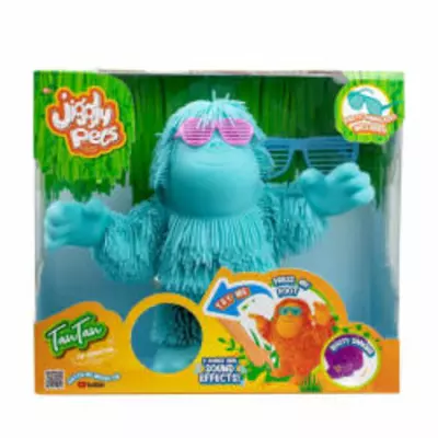 Jiggly Pets Riszáló Állatok, Tantan az orangután, kék (CKHJP008-BL)