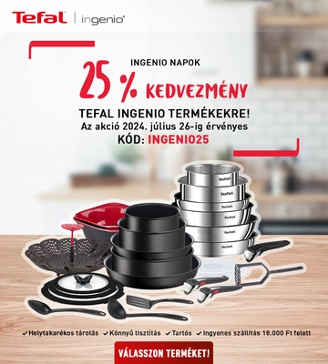 25% kedvezmény az Ingenio termékekre