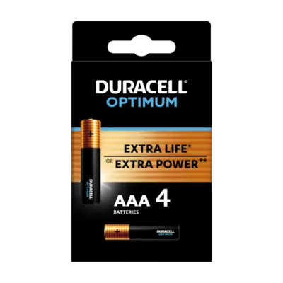 Duracell optimum elem aaa 4db/csomag