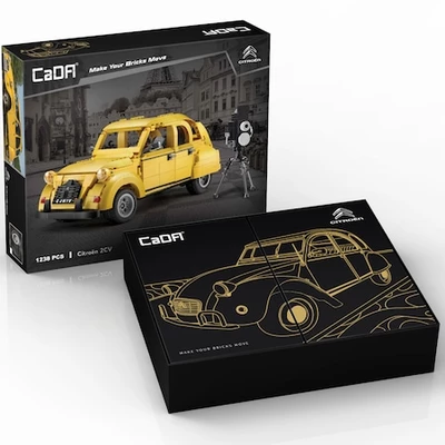 CaDa építőkészlet, Citroen 2CV autó, 1238 db