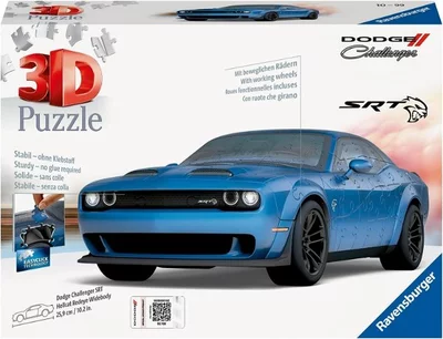 Ravensburger 3D Puzzle 112838 Dodge Challenger SRT Hellcat Widebody 108 darab