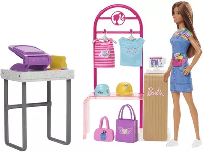 Barbie Divattervező stúdió babával játékbaba